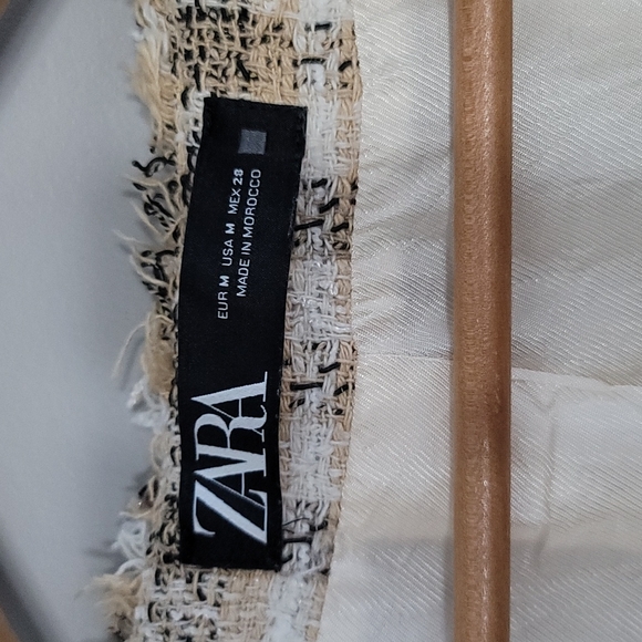 Zara Tweed Jacket, Size Medium - Picture 12 of 14